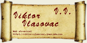 Viktor Vlasovac vizit kartica